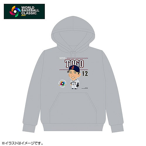 【新品/未開封】WBC 2023 大勢　イラストパーカー