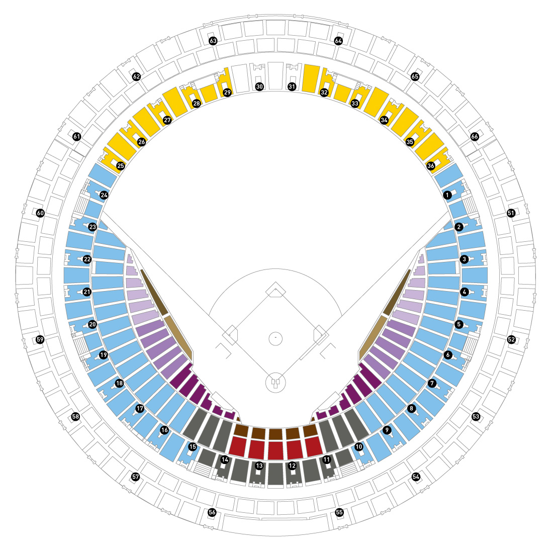 強化試合京セラドーム大阪韓国戦席図